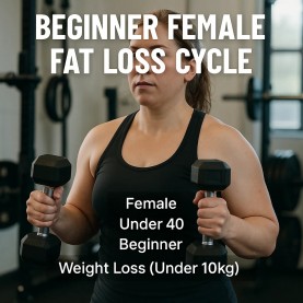 Begynder Kvinde Fedttabs Cyklus